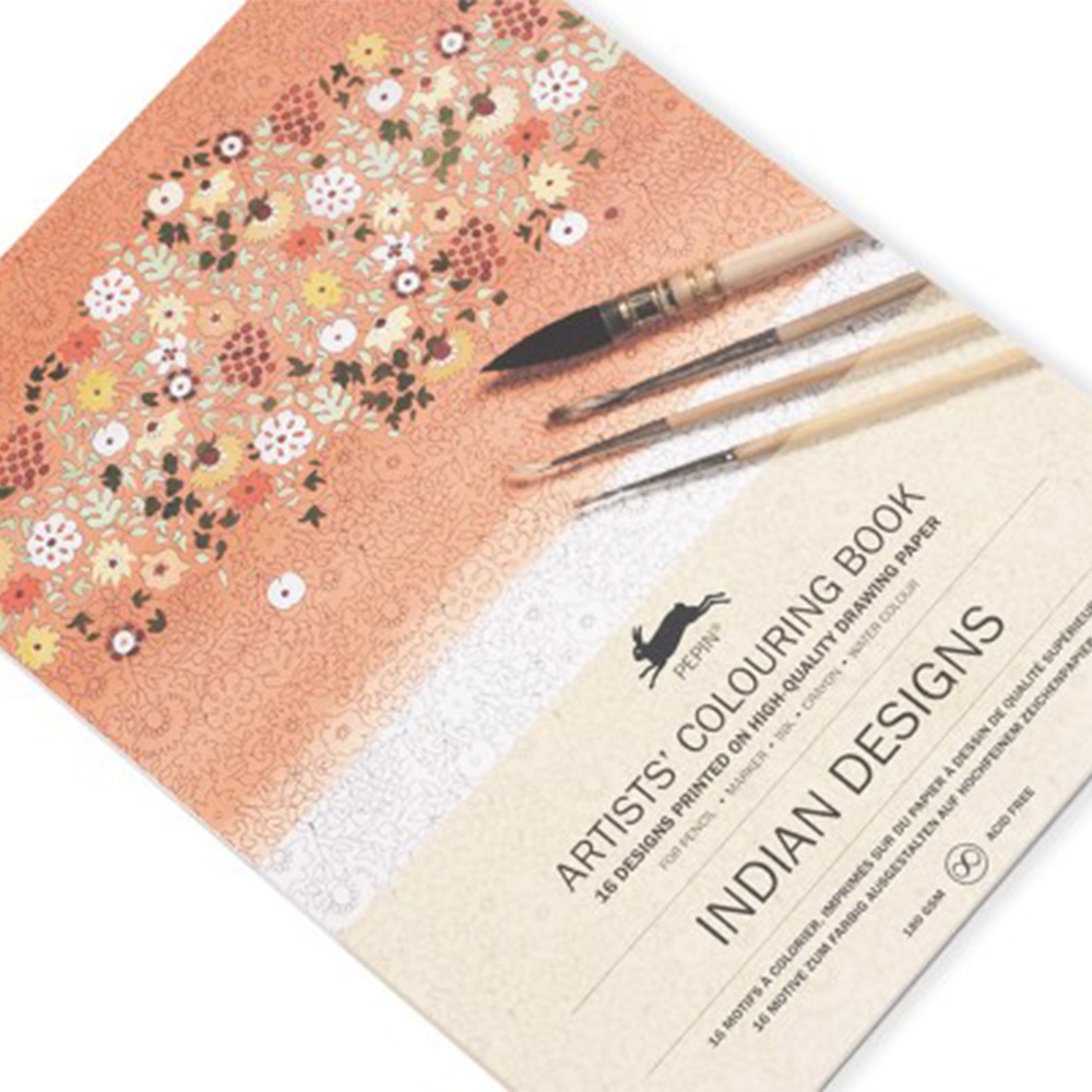 Pepin Artists, Coloring Books, Art & School, Indian designs, 310944